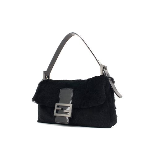 Borse Fendi in Pelliccia Nero 